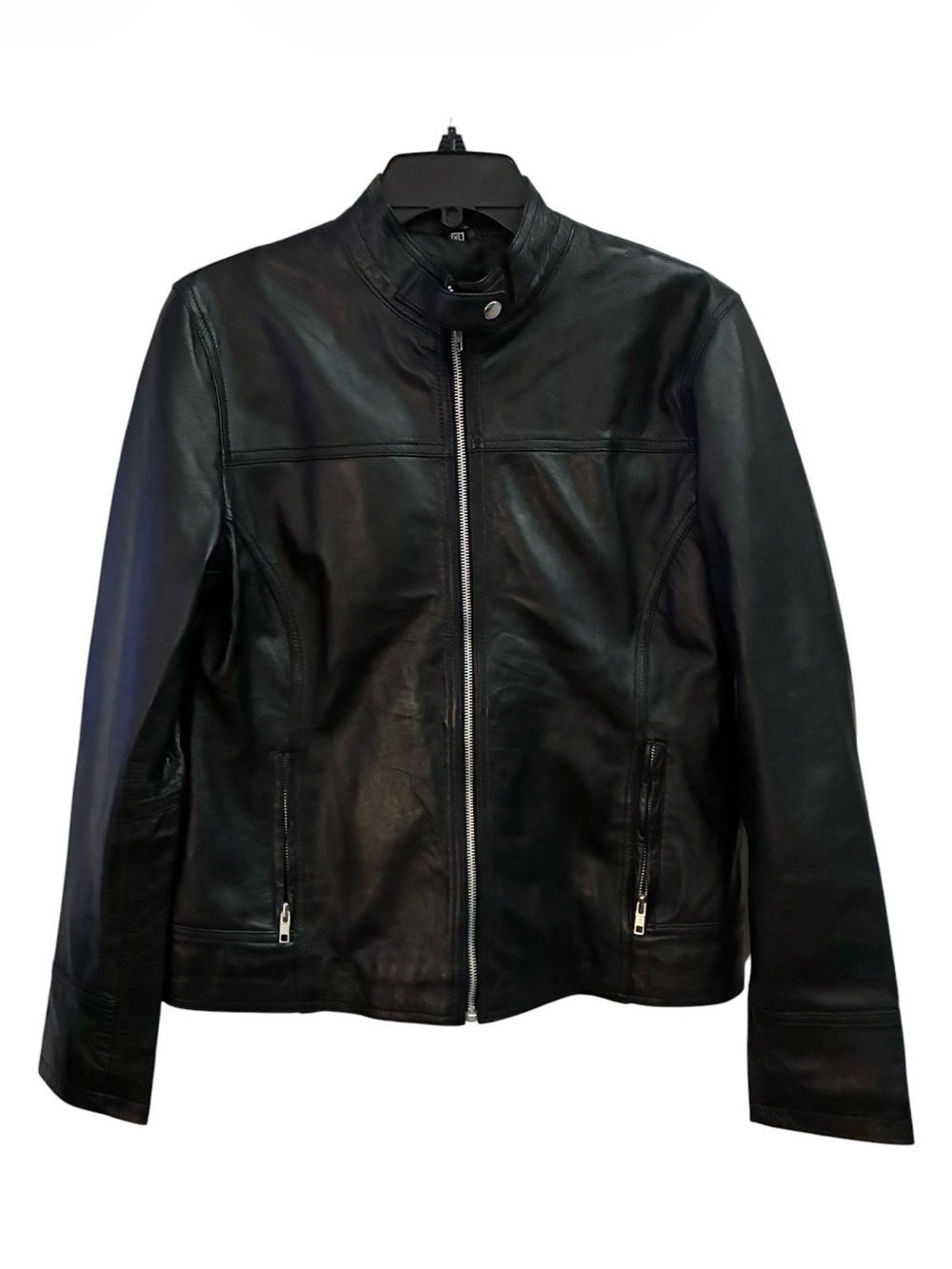 Genuine Power Trip VTX Leather Moto Jacket – XL – Buttery Soft – Black